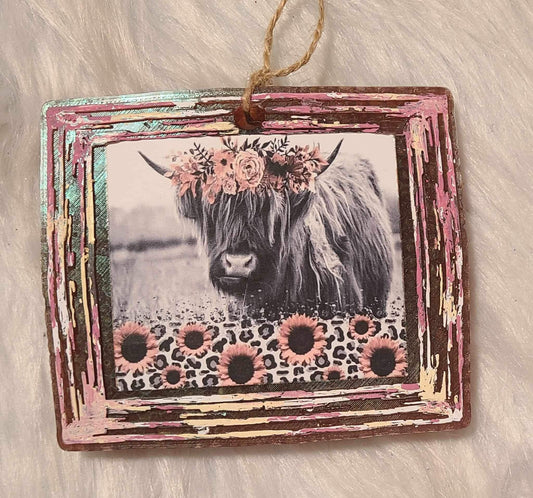 Wooden Picture Frame Freshie Silicone Mold