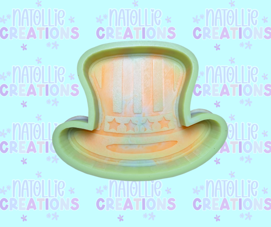 Patriotic Hat Freshie Silicone Mold