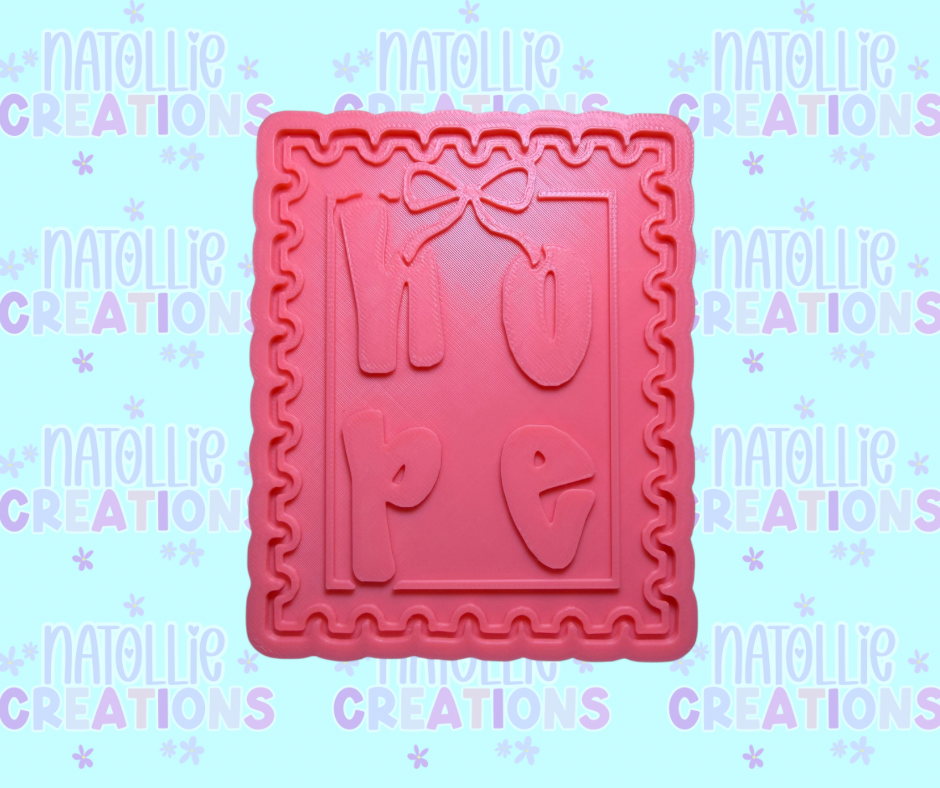Hope Stamp Insert Freshie Silicone Mold