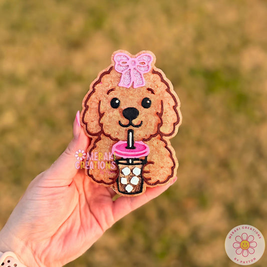 Golden Doodle - Iced Coffee Freshie Silicone Mold