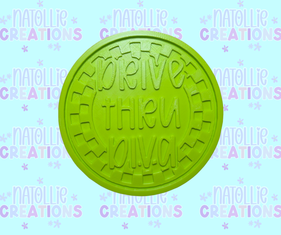 Drive Thru Diva Insert Freshie Silicone Mold
