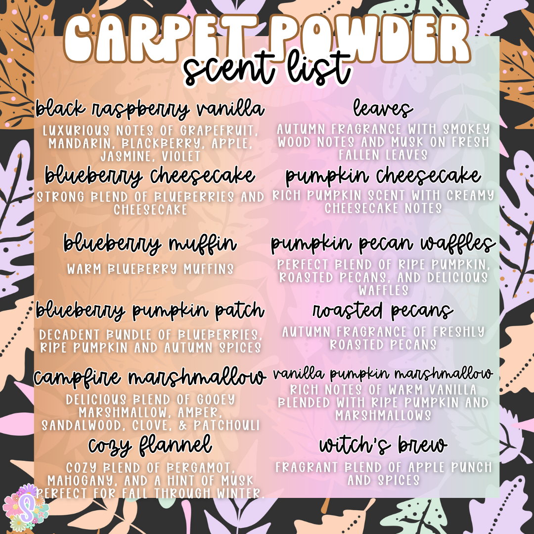 16oz Carpet Powder - FALL SCENTS