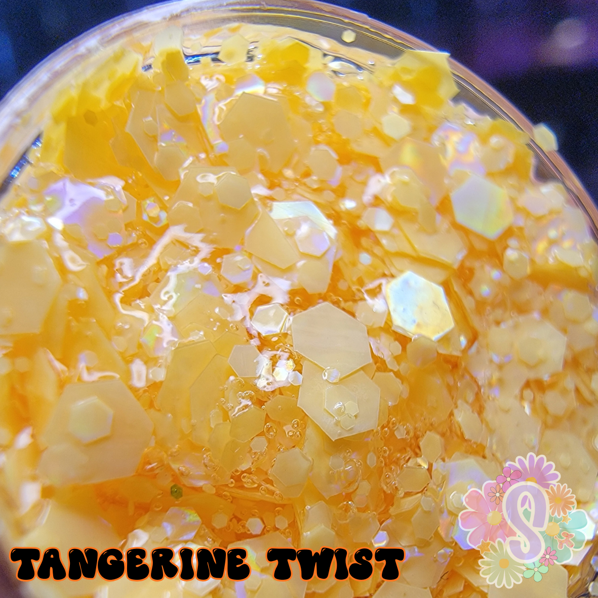 TANGERINE TWIST Hair Glitter