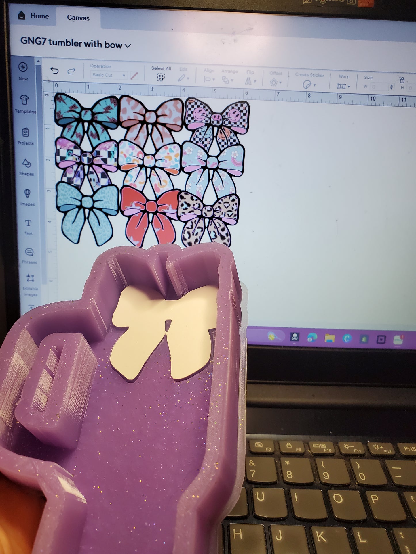 Tumbler With Bow