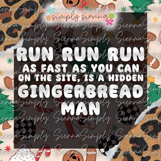 Hidden Gingerbread Man