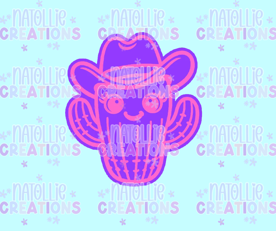 Cowboy Cactus Freshie Silicone Mold