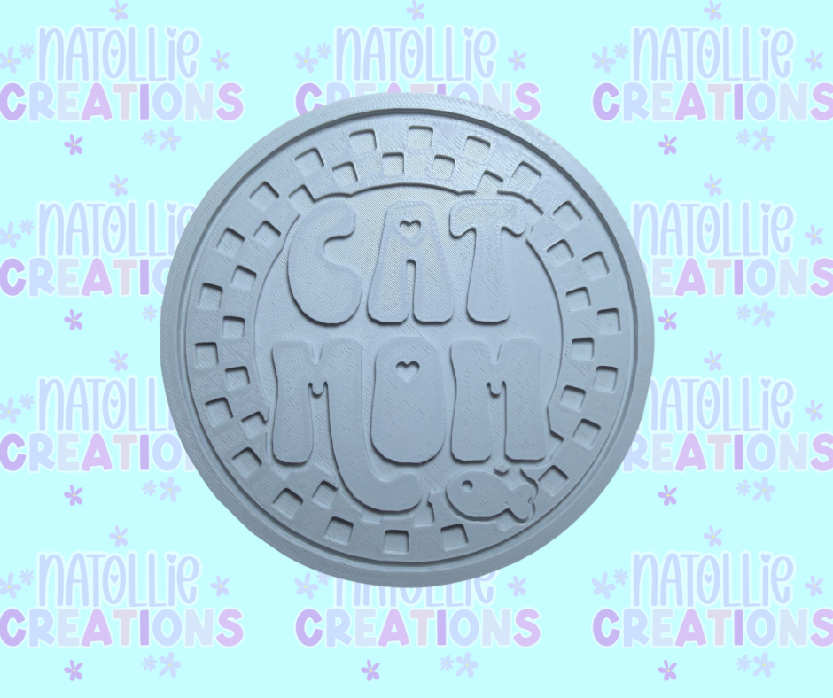 Cat Mom Insert Freshie Silicone Mold