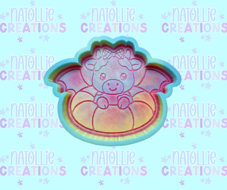 Cow Bat Floatie Freshie Silicone Mold