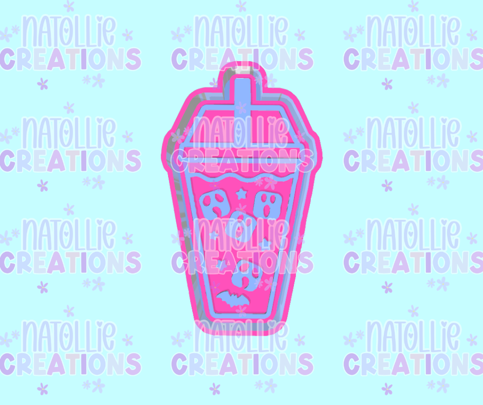 Coffin Iced Coffee Freshie Silicone Mold