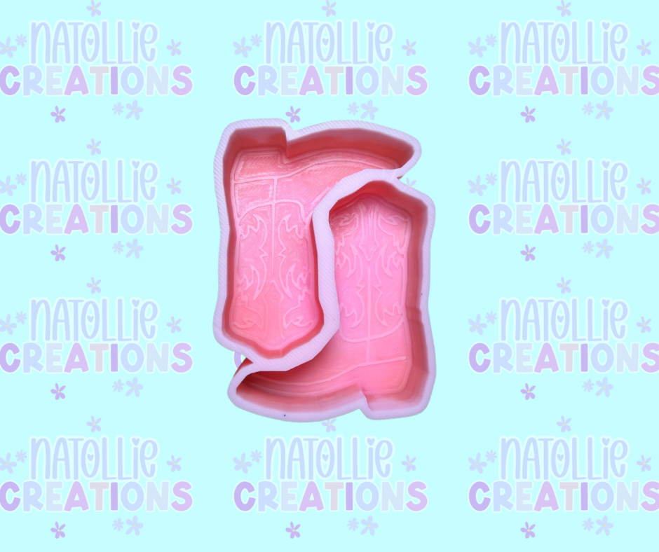 Cowboy Boots Vent Clip Freshie Silicone Mold