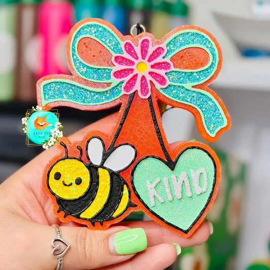 Bee Kind Cherry Freshie Silicone Mold