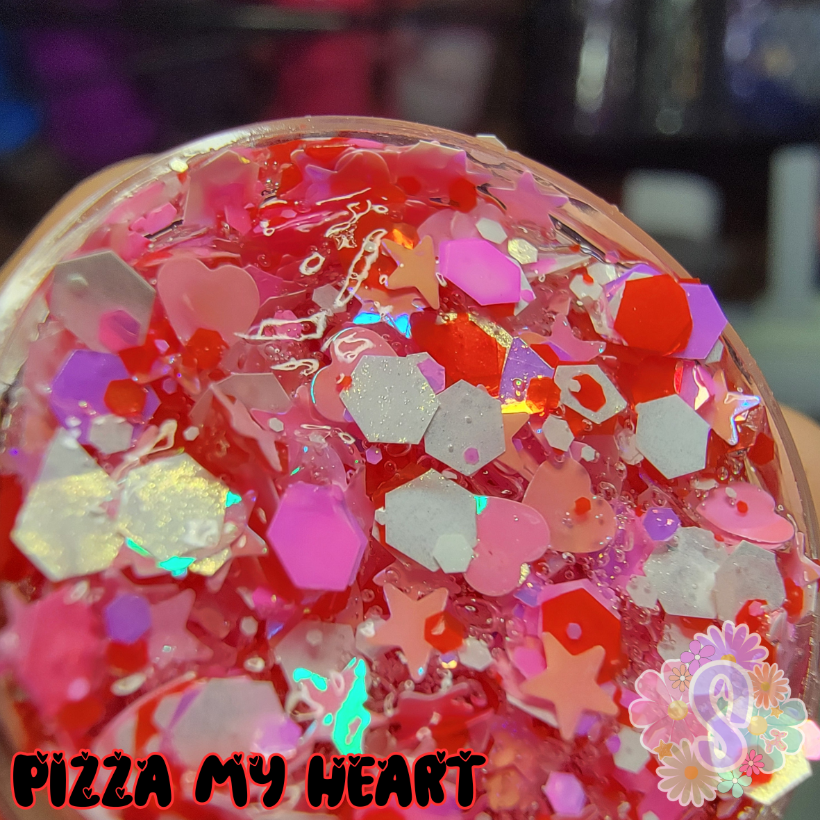 PIZZA MY HEART Hair Glitter