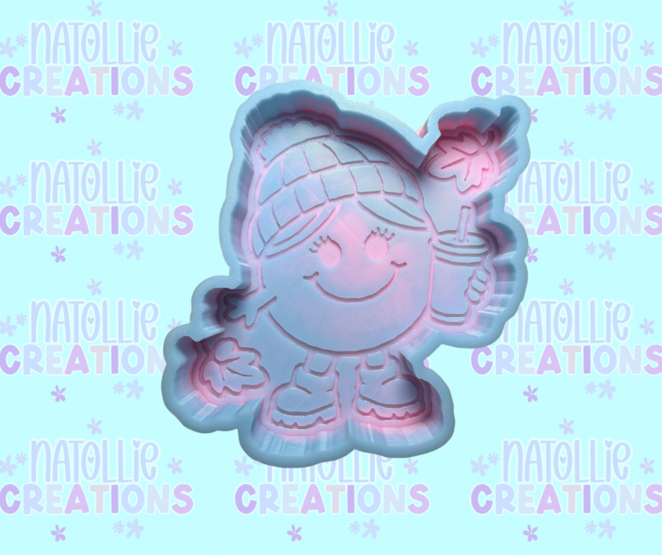 Little Miss Leaves Freshie Silicone Mold