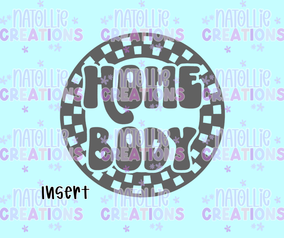 Homebody Round Insert Freshie Silicone Mold
