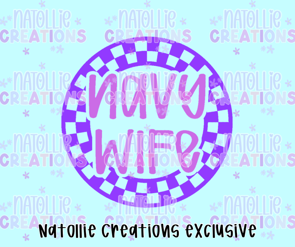 Navy Wife Insert Freshie Silicone Mold
