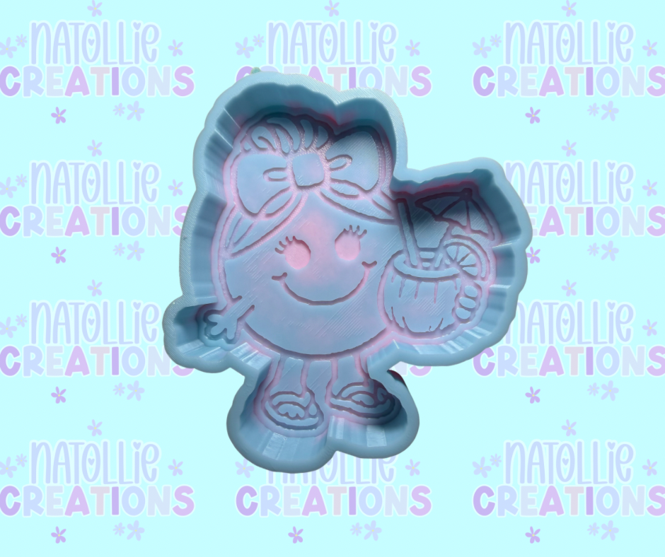 Tropical Little Miss Freshie Silicone Mold