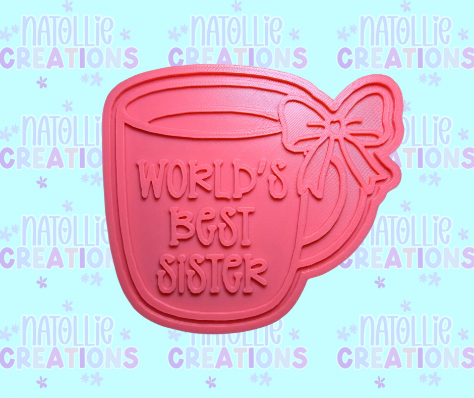 Best Sister Mug Insert Freshie Silicone Mold