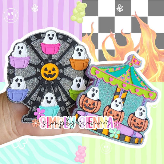 Spooky Carnival Ghost Carousel - FRESHIE
