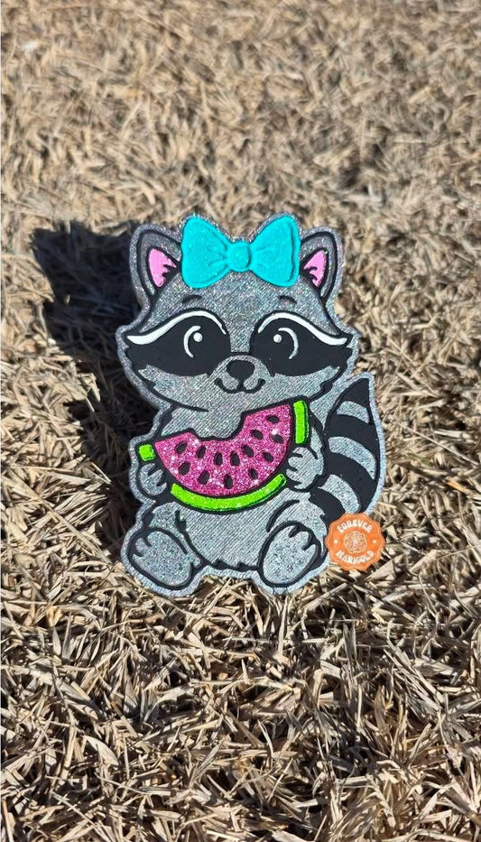 Watermelon Raccoon Freshie Silicone Mold