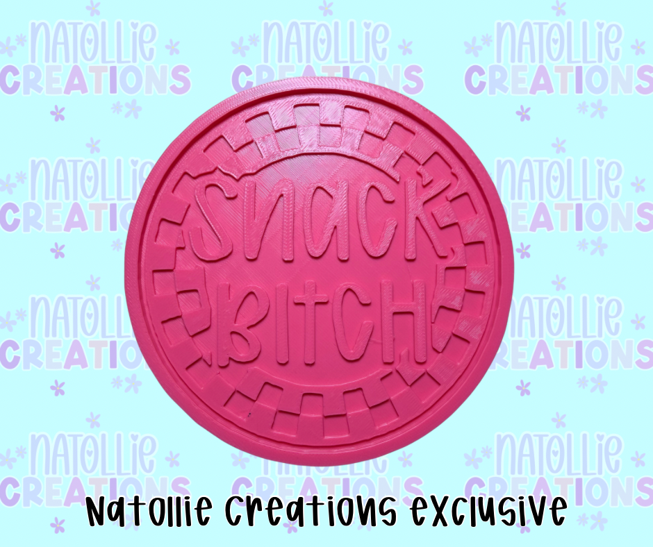 Snack Bitch Insert Freshie Silicone Mold