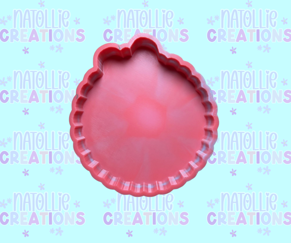 Halloween Scallop Blank Freshie Silicone Mold