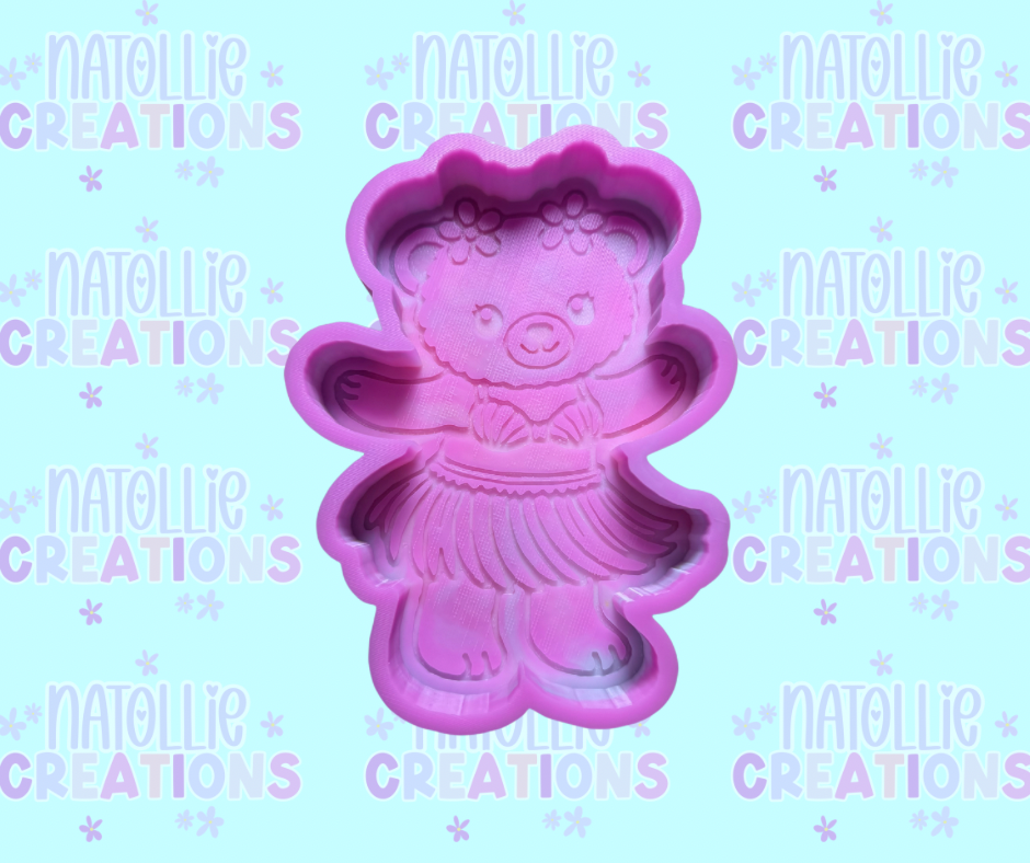 Hula Bear Freshie Silicone Mold