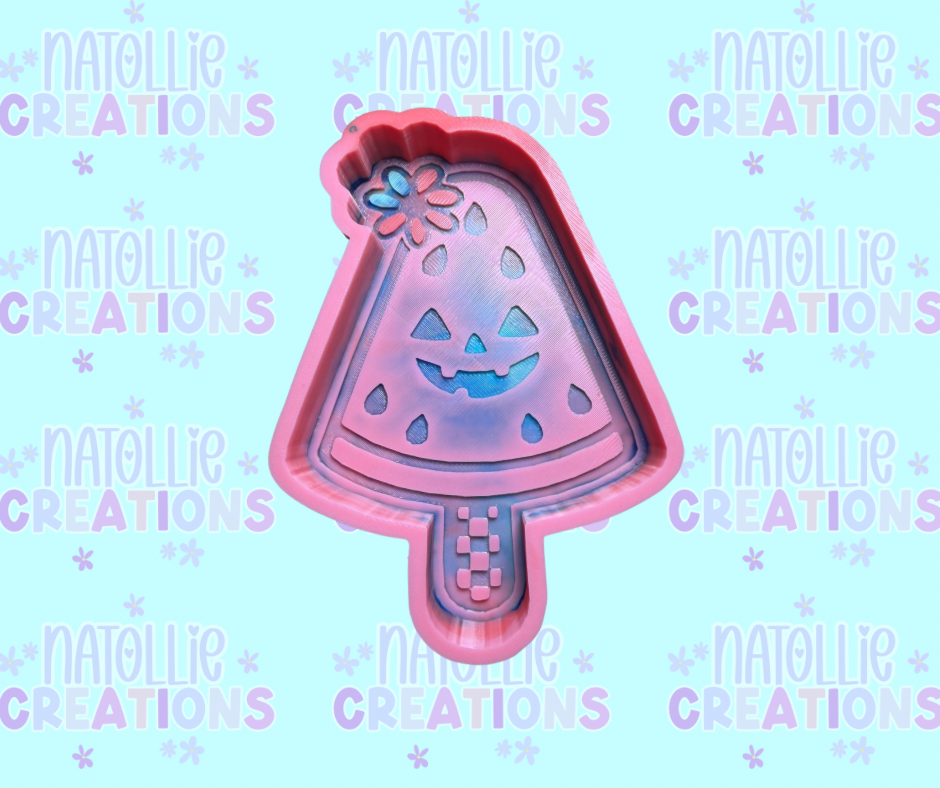 Spooky Watermelon Popsicle Freshie Silicone Mold
