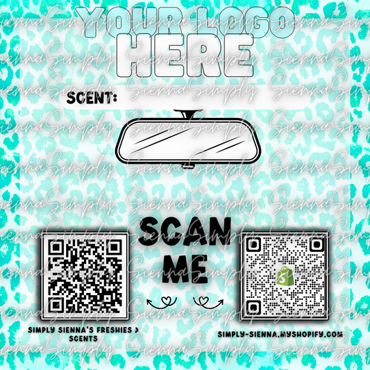 Blue Leopard Bag Inserts