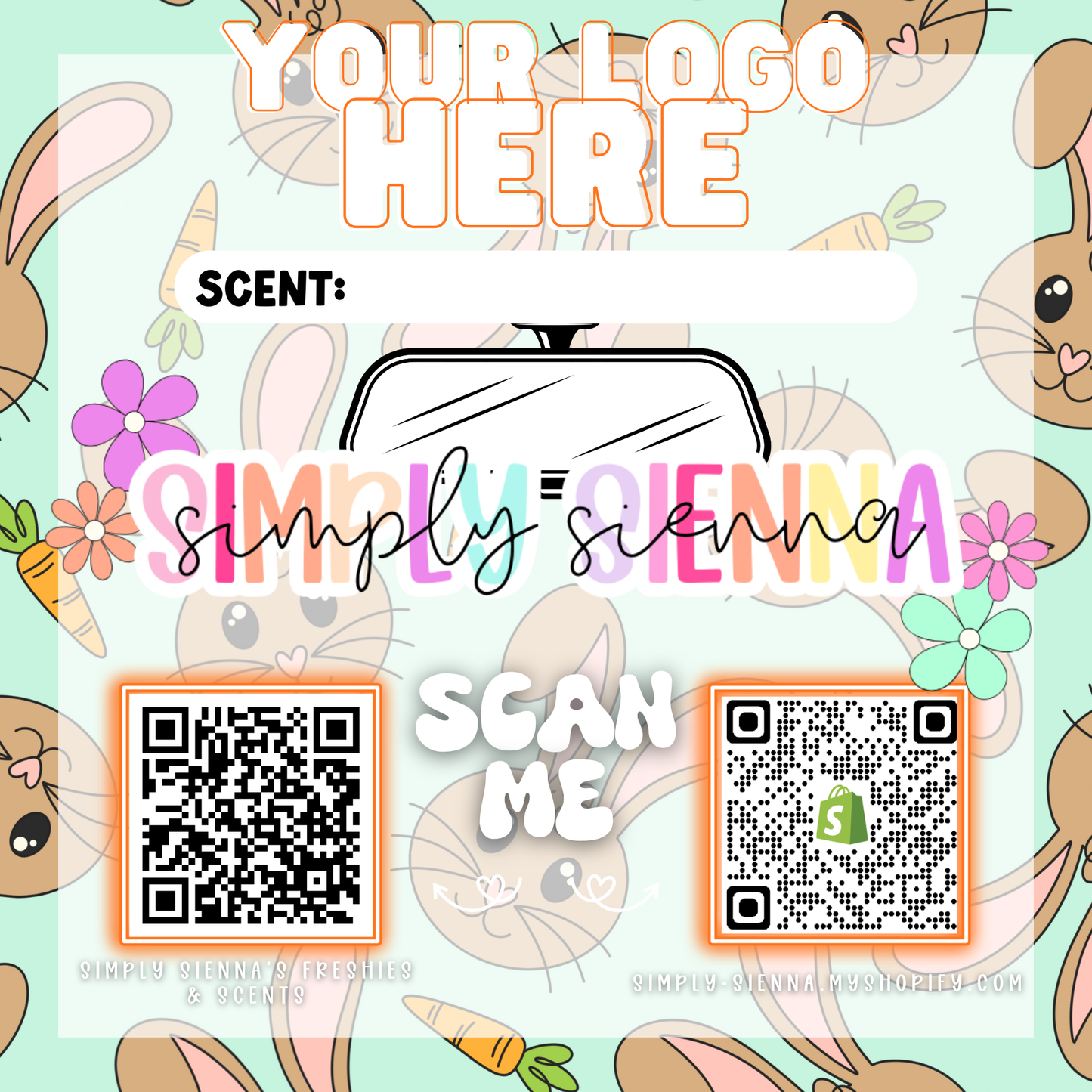 BUNNIES Bag Inserts - EASTER