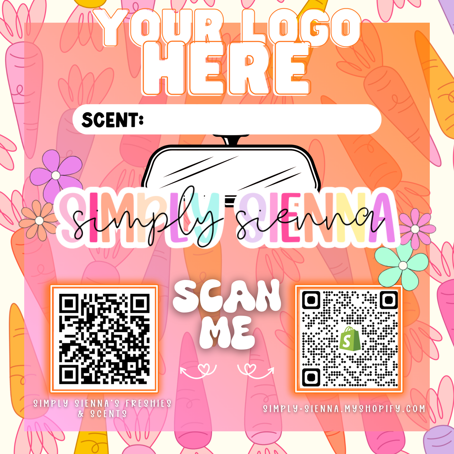 CARROTS Bag Inserts - EASTER