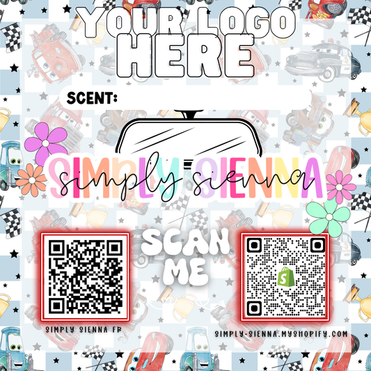 CARS BLUE CHECKER Bag Inserts