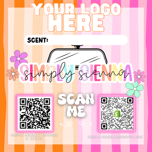 ORANGE & PINK STRIPE Bag Inserts