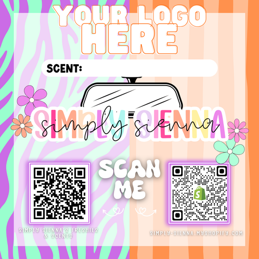 BLUE/PURPLE ZEBRA & ORANGE STRIPE Bag Inserts