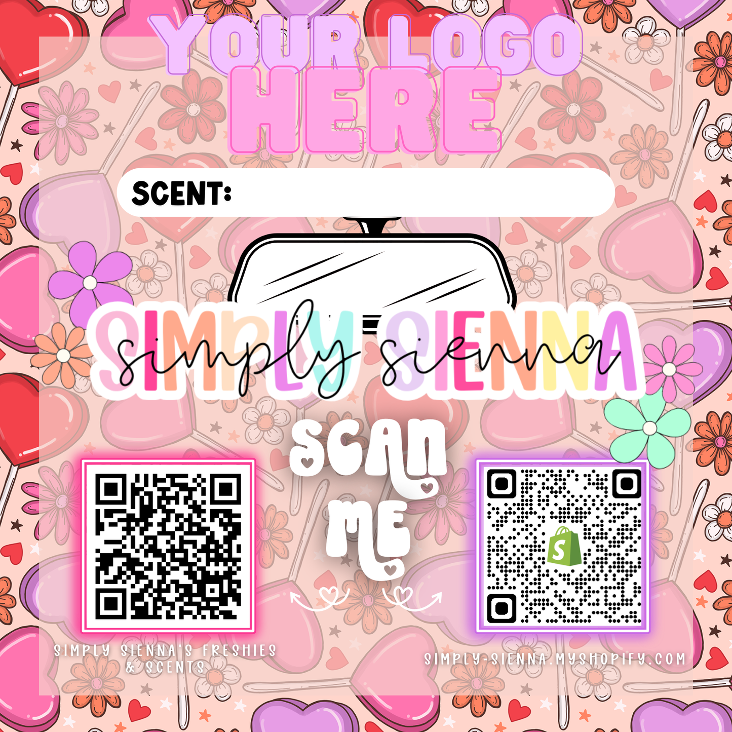 LOLLIPOPS Bag Inserts - VALENTINE