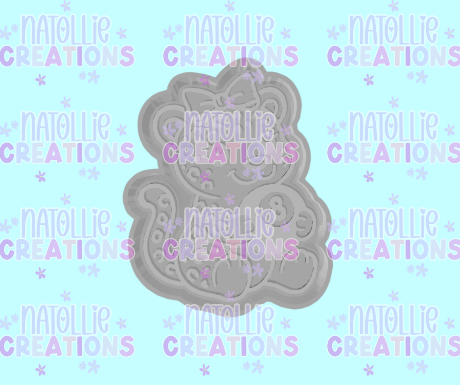 8 Ball Leopard Freshie Silicone Mold