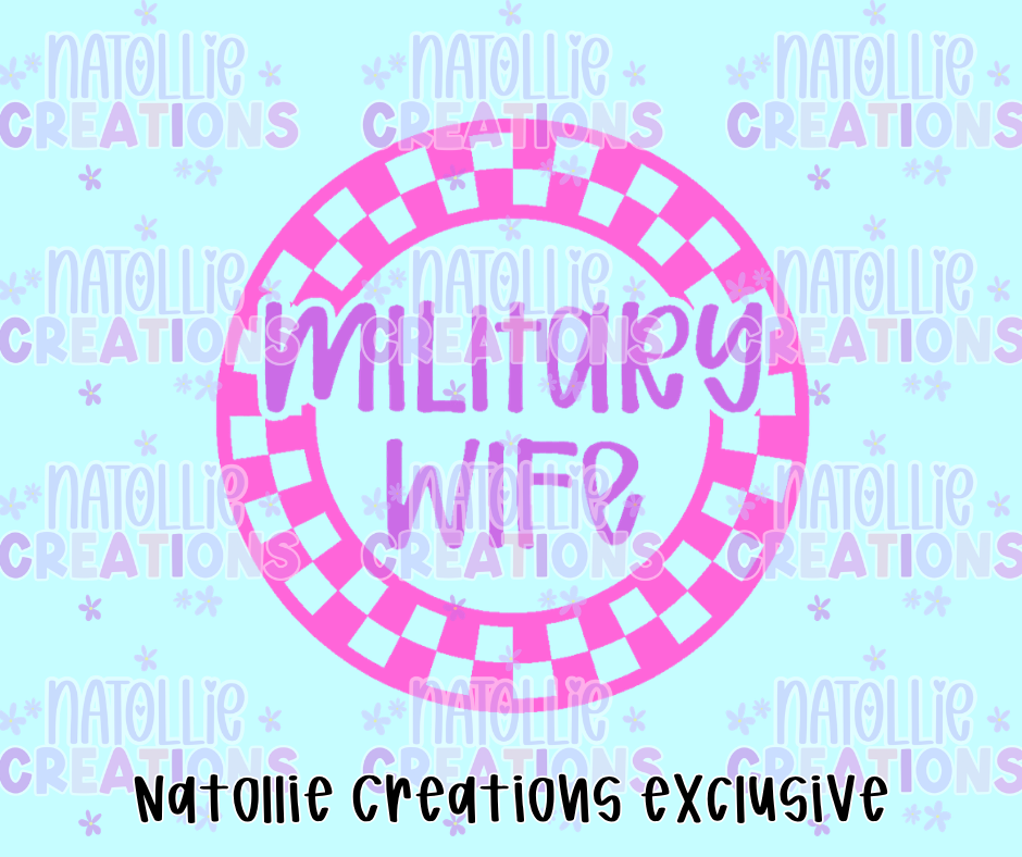 Military Wife Insert Freshie Silicone Mold