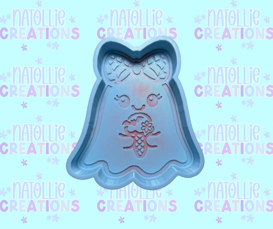 Ice Cream Ghost Freshie Silicone Mold