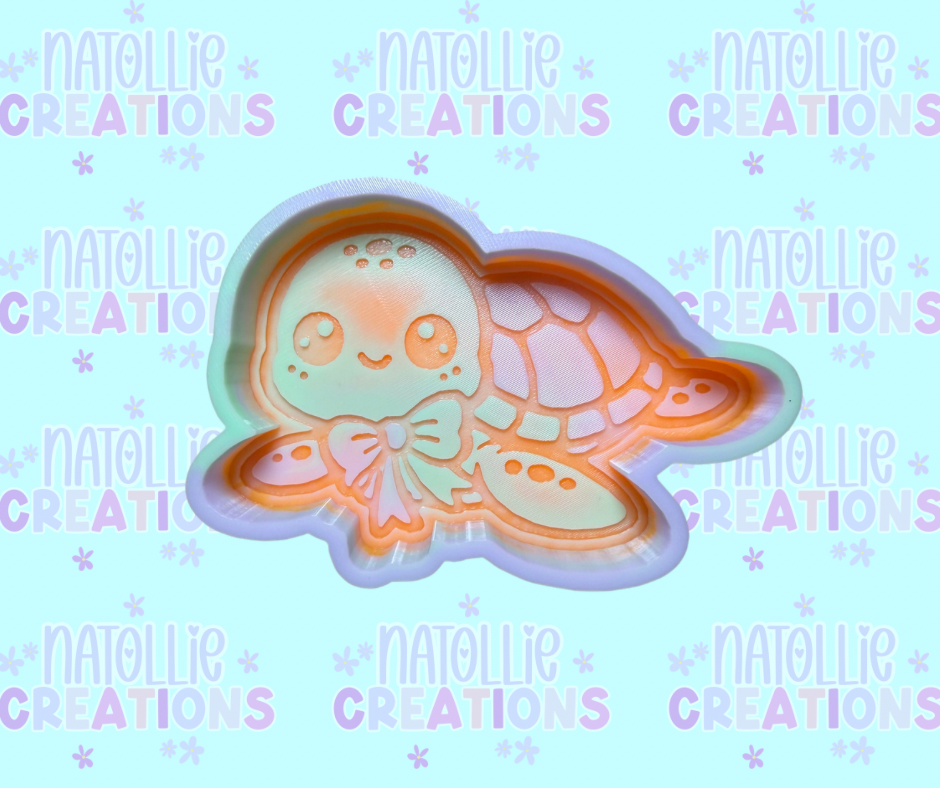 Bowtie Turtle Freshie Silicone Mold