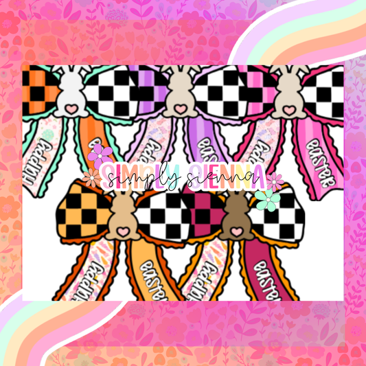 Happy Easter Bow - WHIMSICAL WIFFS