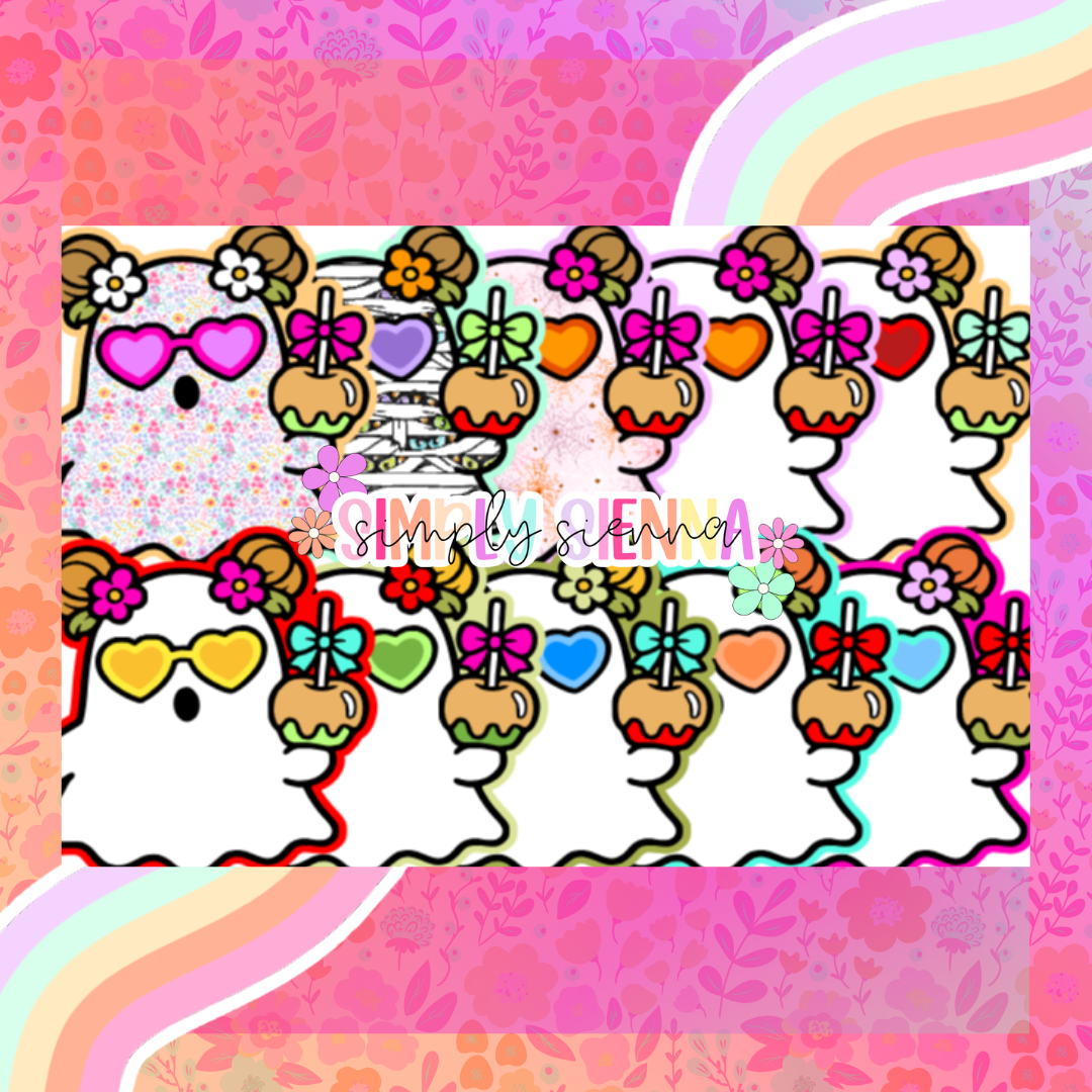 Space Buns Candy Apple Ghost - LOVE PRAY FRESHIES