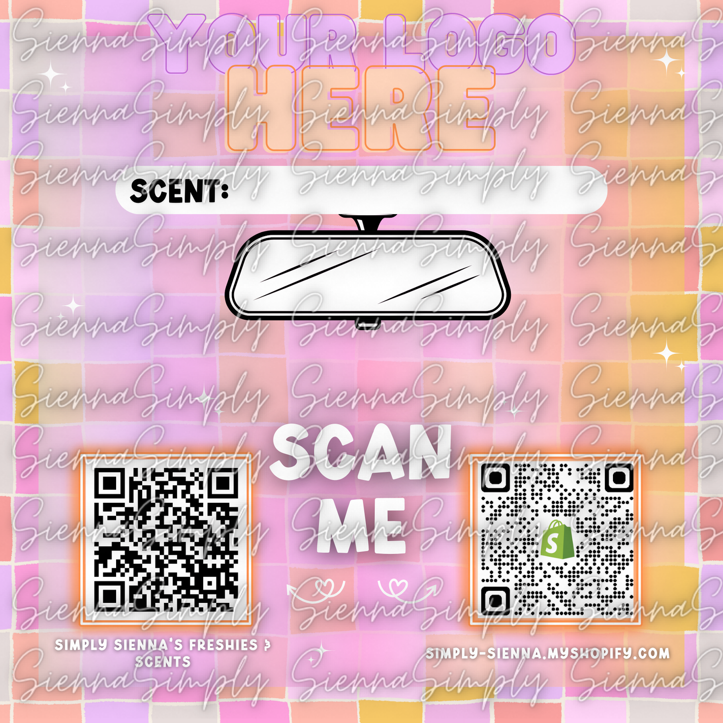 Girly Disco Bag Inserts