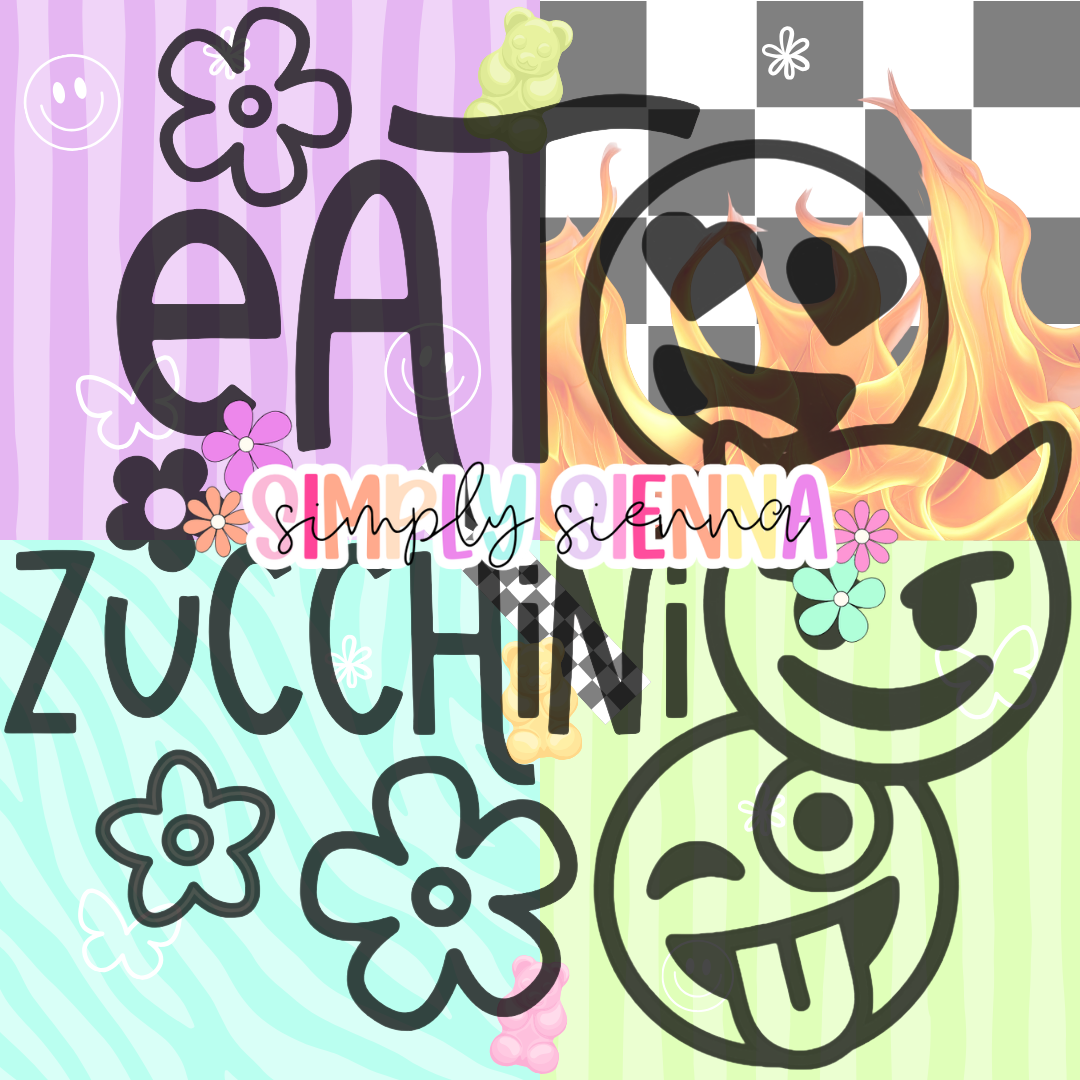 EAT ZUCCHINI PNG