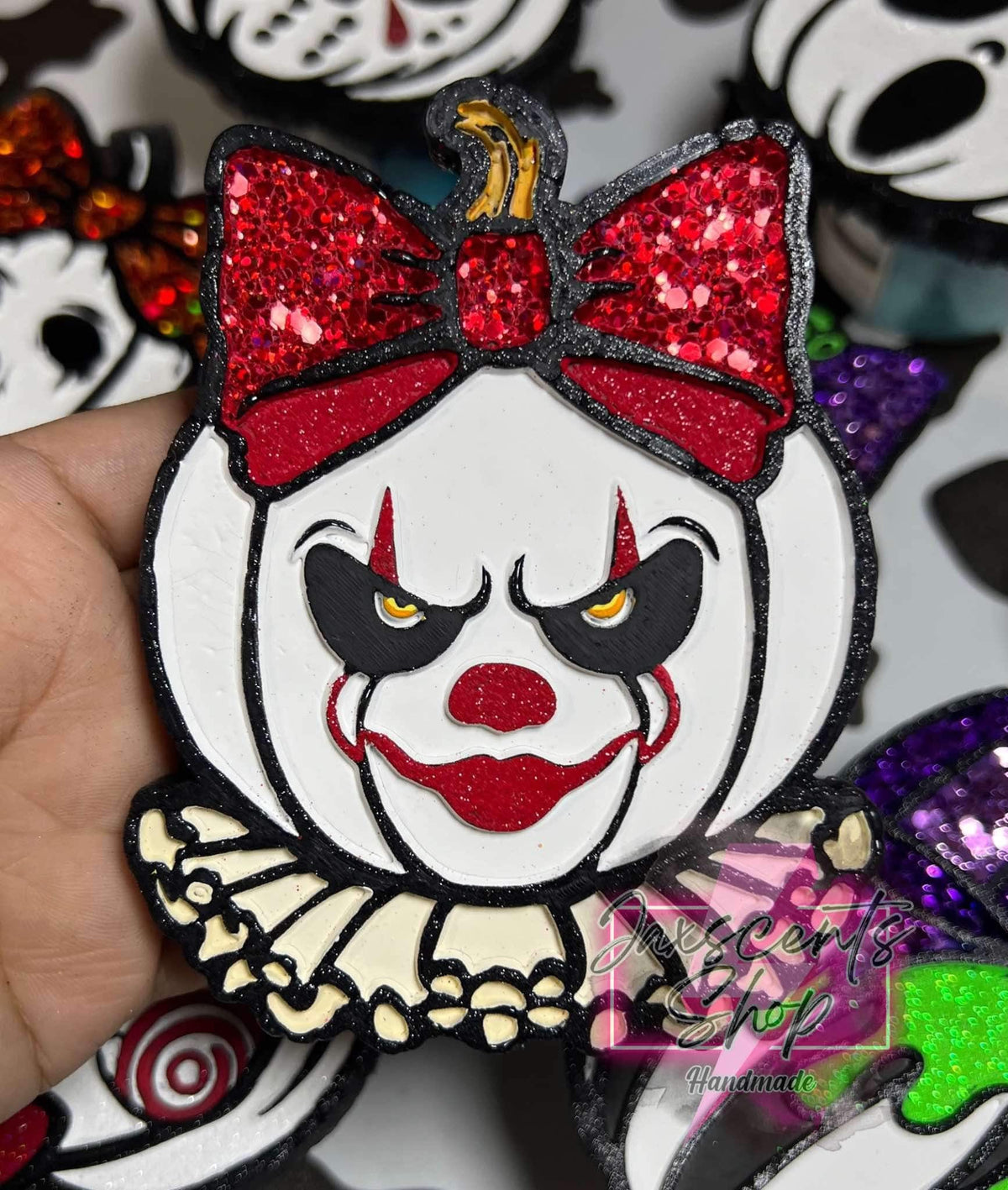 Killer Clown Pumpkin Freshie Silicone Mold