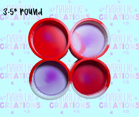 Round 4 Cavity Freshie Silicone Mold