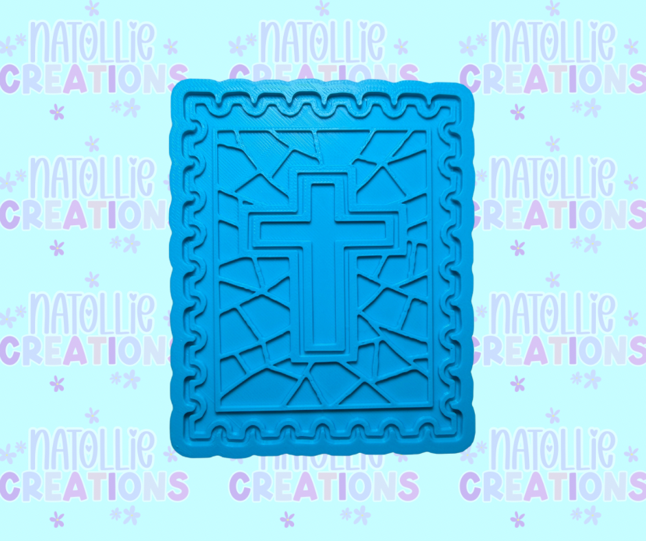 Stained Glass Stamp Insert Freshie Silicone Mold