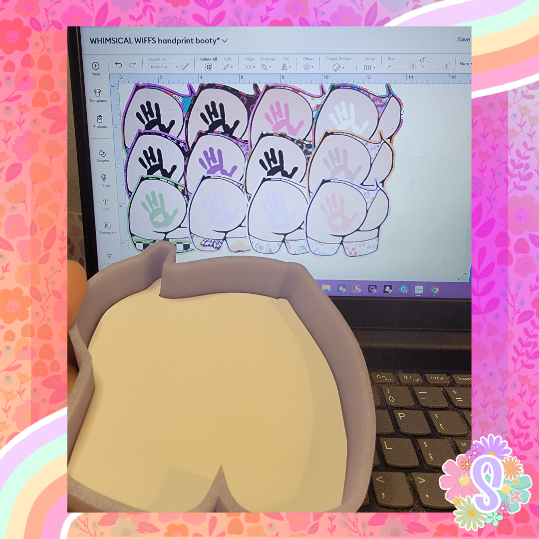 Hand Print Booty - WHIMSICAL WIFFS