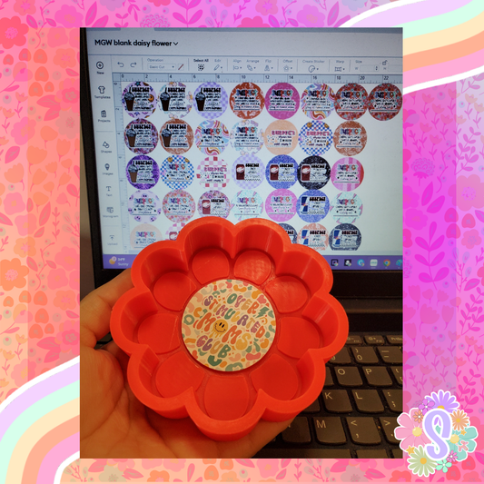 Blank Daisy Flower - MOLDS GONE WILD