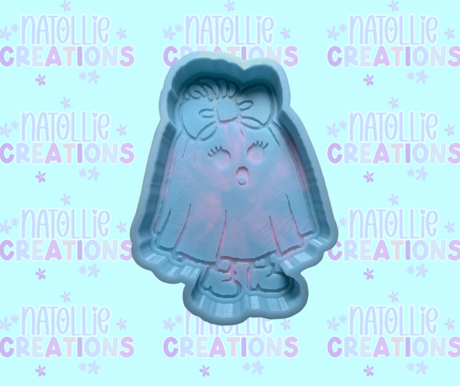 Little Miss Ghost Freshie Silicone Mold