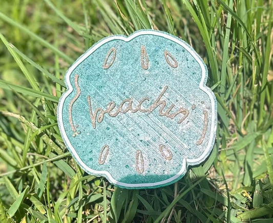 Beachin’ Sand Dollar Freshie Silicone Mold