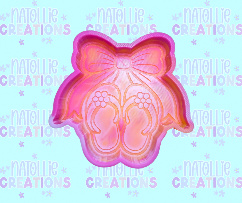 Flip Flop Cherry Freshie Silicone Mold